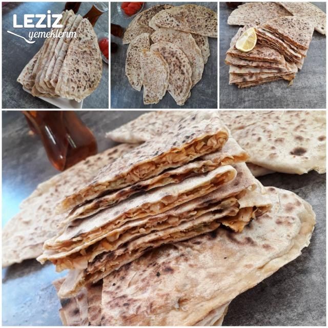 Karışık Sebzeli El Açması Gözleme