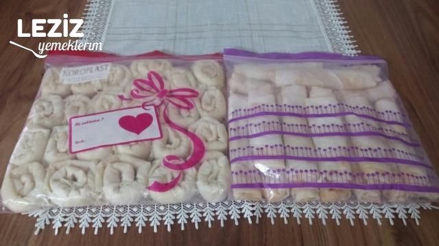 Ani Gelen Misafirler İçin Dondurucuya Börek Hazırlanması