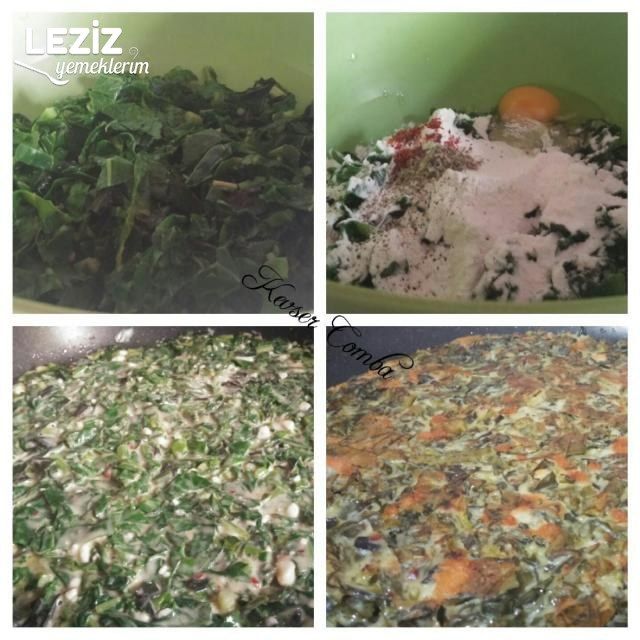 Tavada Yufkasız Pazı Böreği