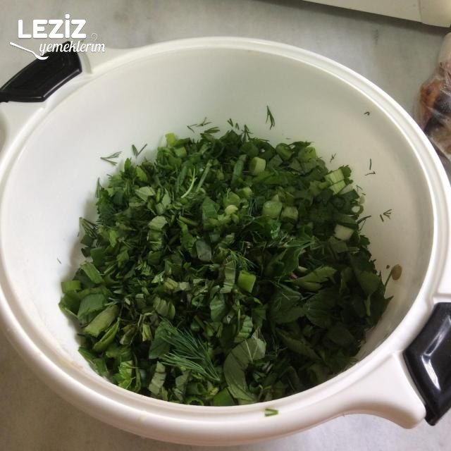 Yeşil Mercimek Salatası Yapımı