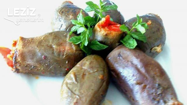 Mor Patlıcan Dolması
