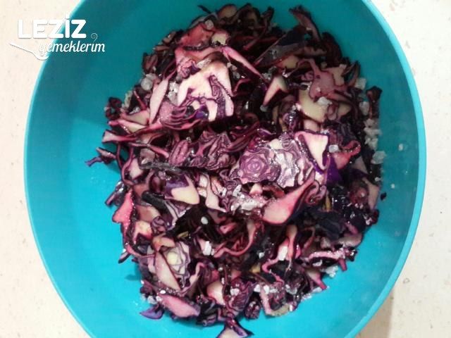 Ertesi Güne Hazır Mor Lahana Turşusu