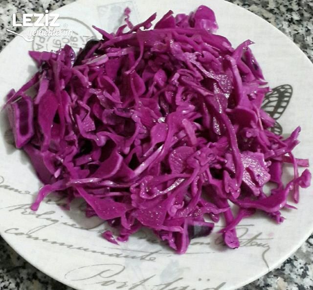 Ertesi Güne Hazır Mor Lahana Turşusu