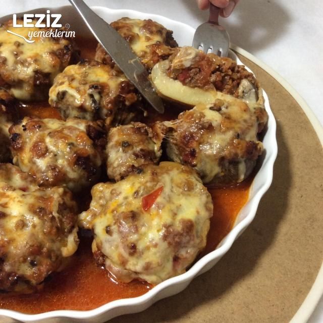 Kaşarlı Mantar Dolması