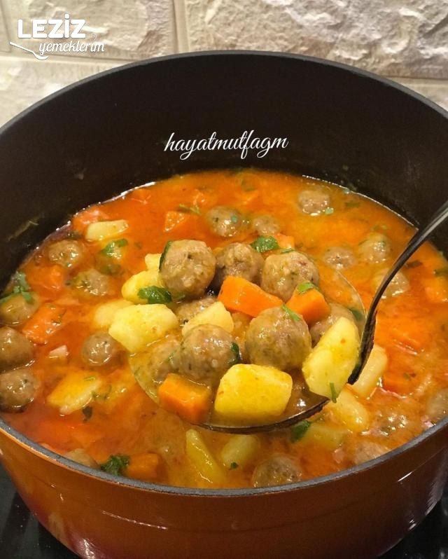 Patatesli Sulu Köfte Tarifi