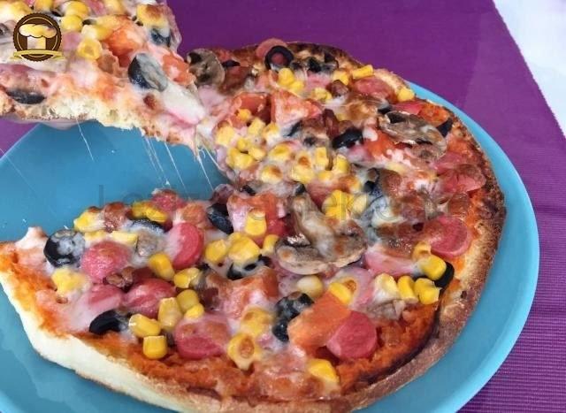 Bazlamadan Çok Kolay Pizza