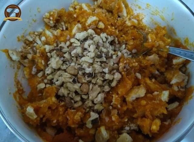 Balkabaklı Piramit Pasta