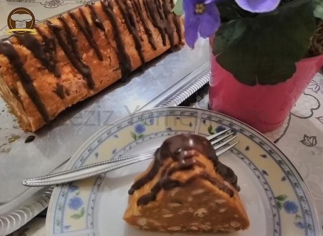 Balkabaklı Piramit Pasta