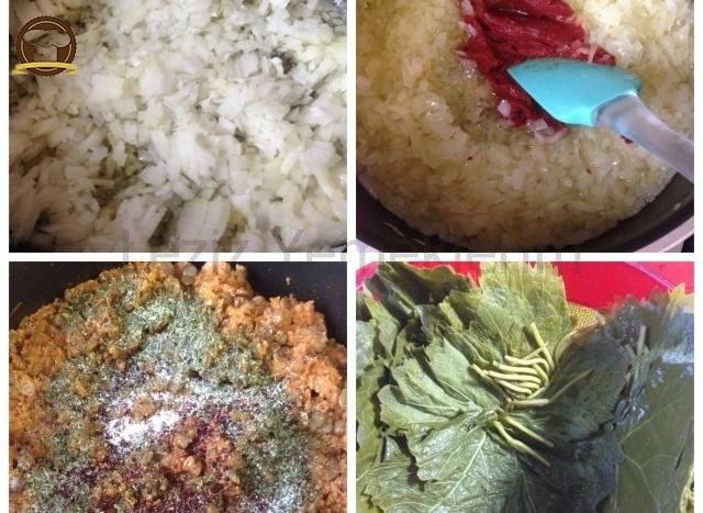 Yeşil Mercimekli Bulgurlu Yaprak Sarması