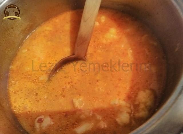 Domatesli Karnabahar Çorbası