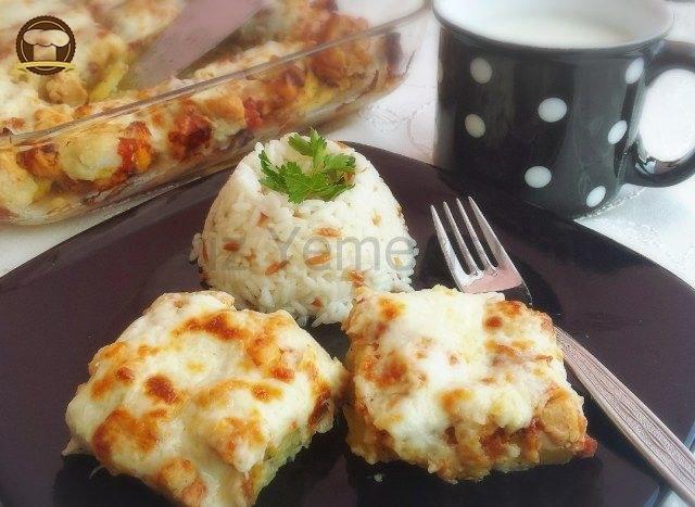 Beşamel Soslu Patatesli Tavuk