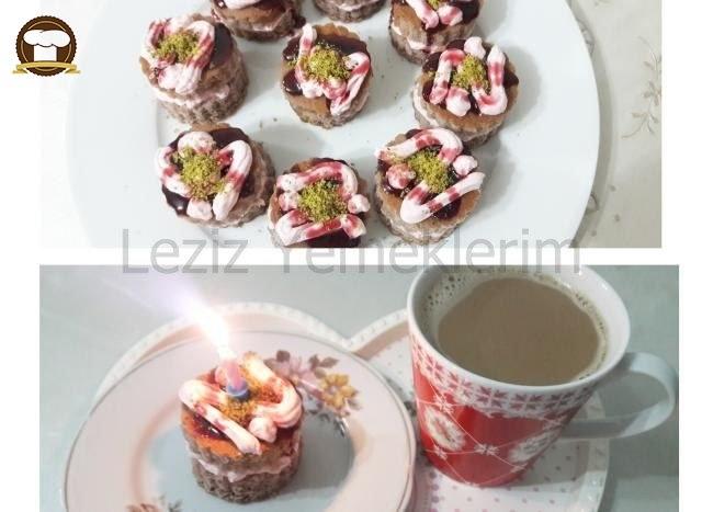 4 Malzemeli Orman Meyveli Yaş Pasta