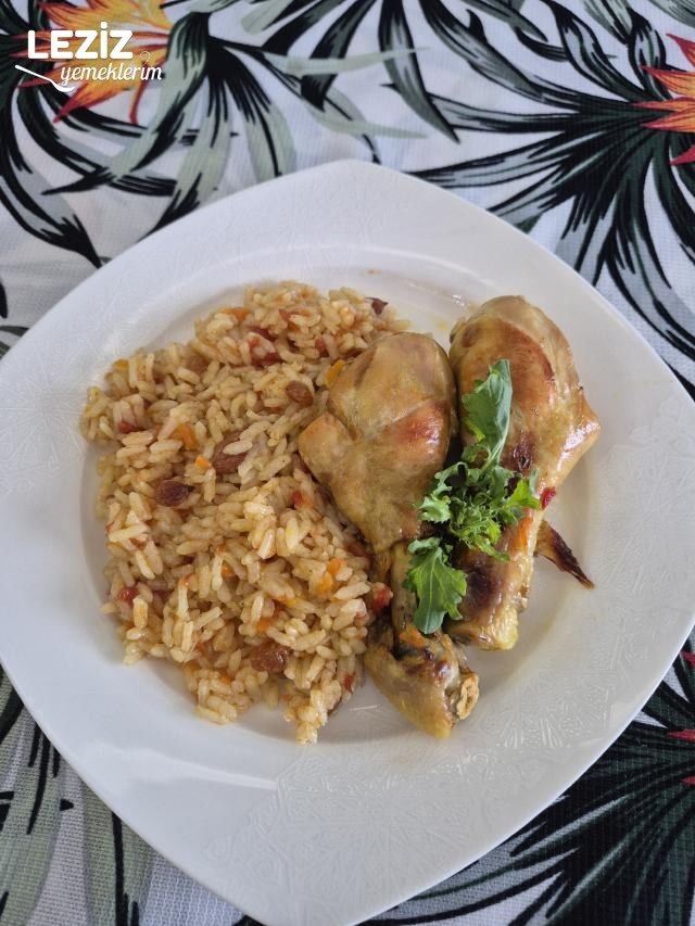 Tavuk Baget Ve Bademli Pilav İle Davet Yemeği