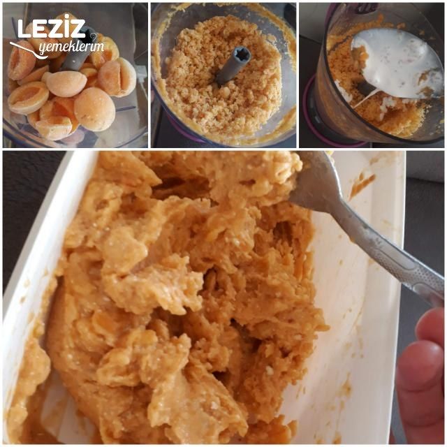 Kremalı Kayısılı Dondurma