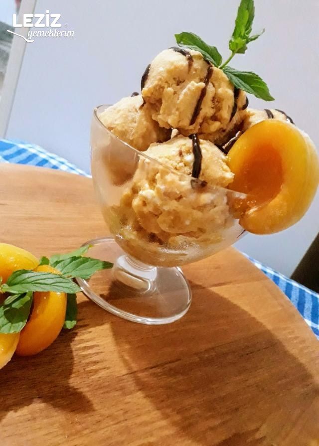Kremalı Kayısılı Dondurma