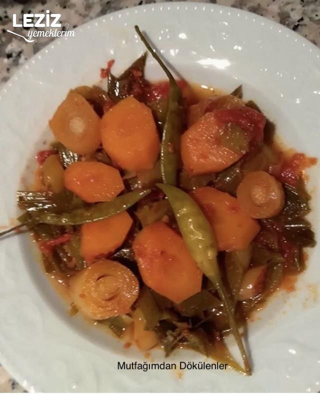 Zeytinyağlı Pırasa (Besin Kaynağı)