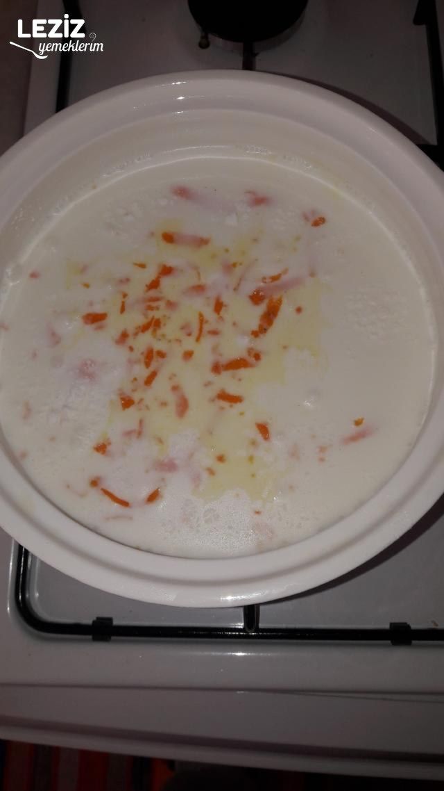 Muhallebili Portakallı Pelte