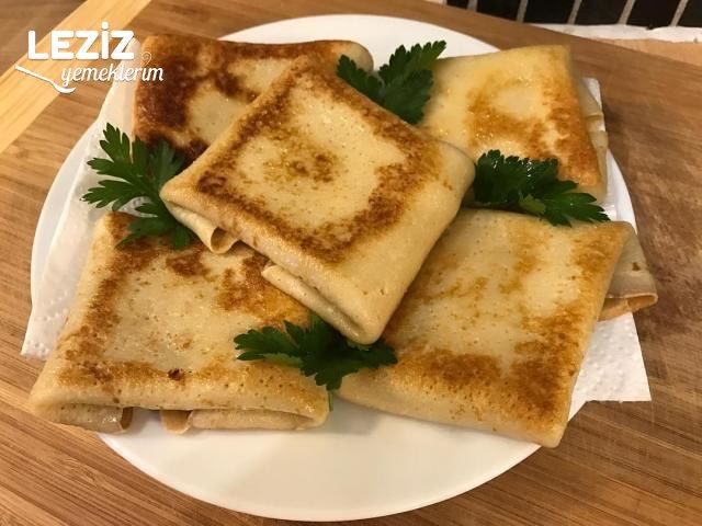 Kahvaltılık Krep Börek Yapımı