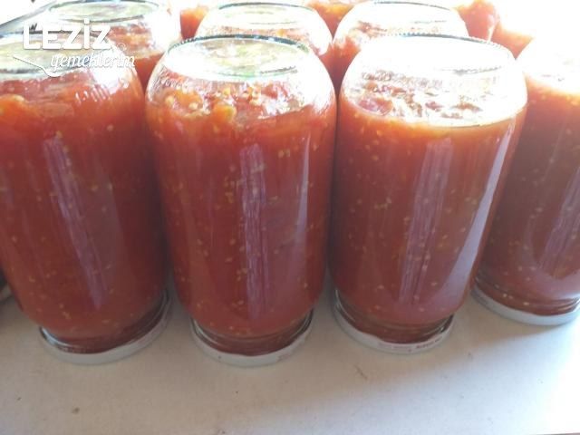 Kışlık Domates Konservesi Tarifi