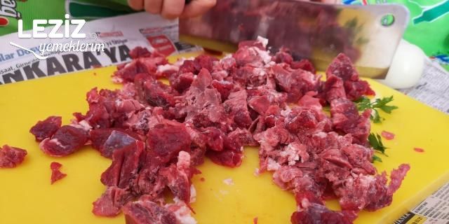 Bulgurlu Etli Satır Köftesi