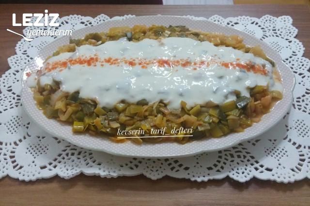 Yoğurtlu Pırasa Kavurması