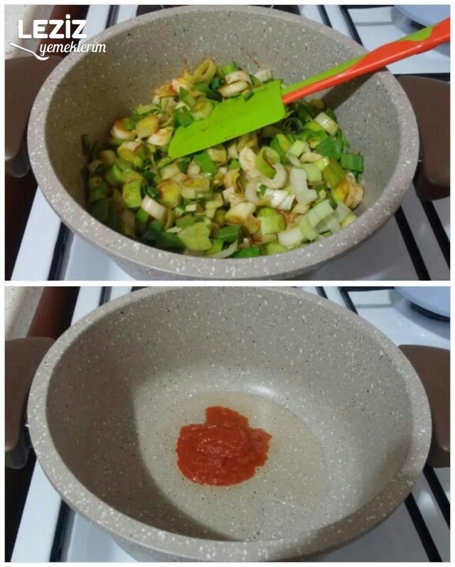 Yoğurtlu Pırasa Kavurması