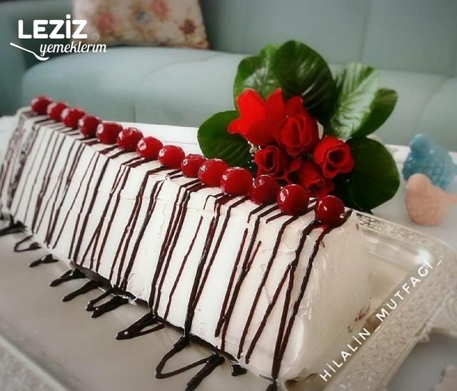 Muzlu Piramit Pasta Nasıl Yapılır Leziz Yemeklerim