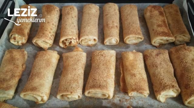 Kıymalı Cevizli Kaşarlı Krep Sarma