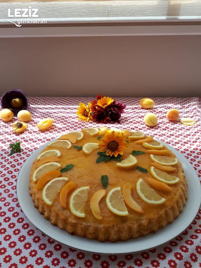 Şeftali Soslu Tart Pasta Leziz Yemeklerim