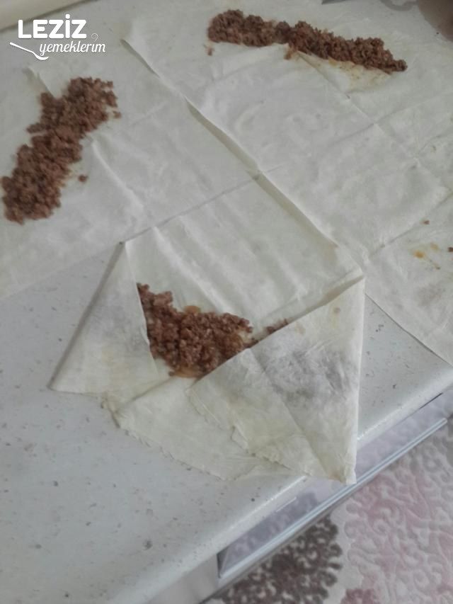 Galetalı Çıtır Kıymalı Rulo Börek