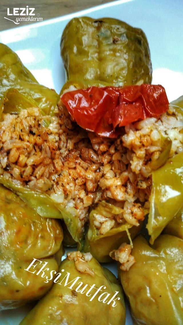 Zeytinyağlı Biber Dolması (Anadolu Usulü)