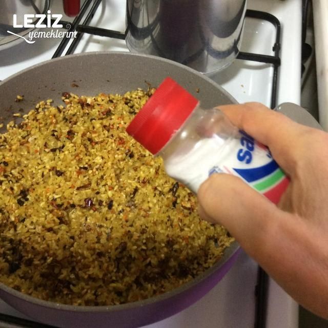 Kurutulmuş Sebzeli Bulgur Pilavı