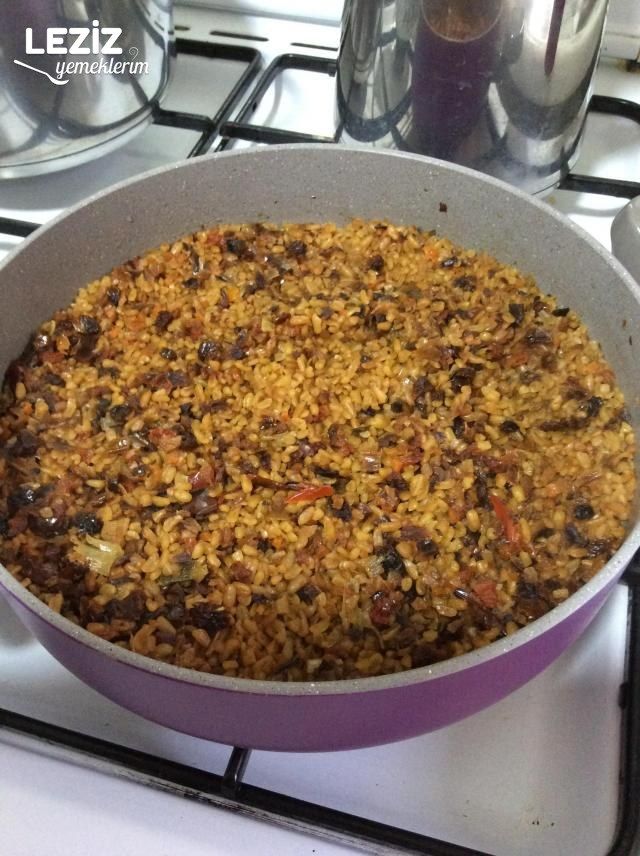 Kurutulmuş Sebzeli Bulgur Pilavı