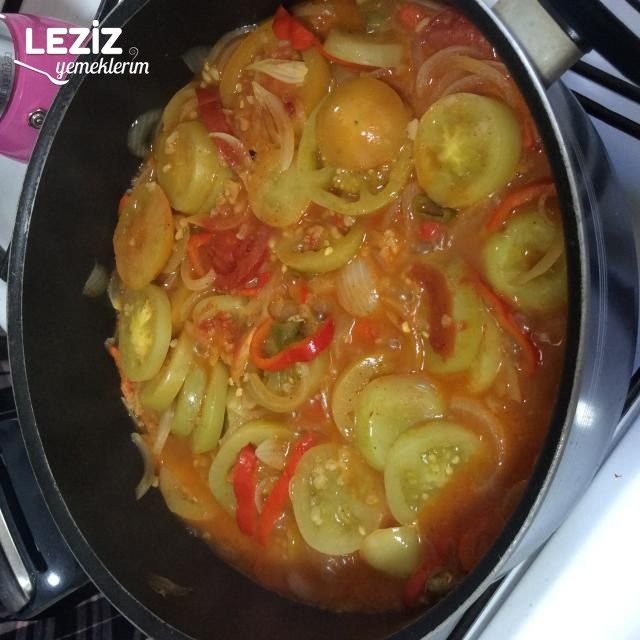 Yeşil Domates Yemeği Tarifi