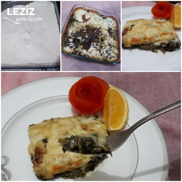 Beşamel Soslu Ispanak Yemeği