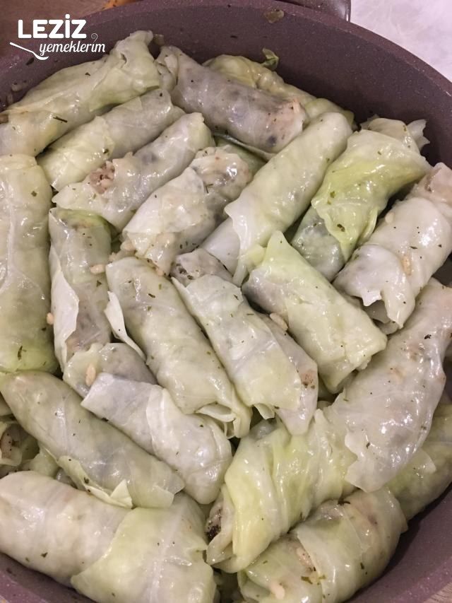 Zeytinyağlı Beyaz Lahana Dolması
