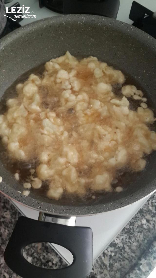 Mantı Tadında Karnabahar Kızartması