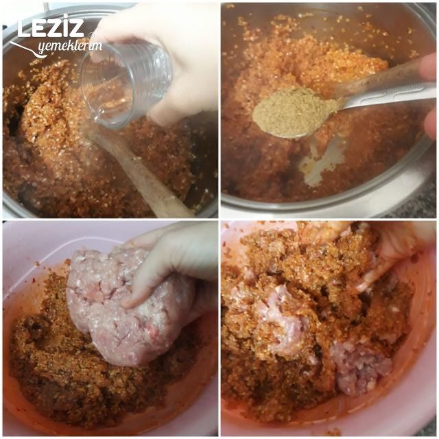 Harcı Pişen Bulgurlu Tavuklu Pazı Sarması