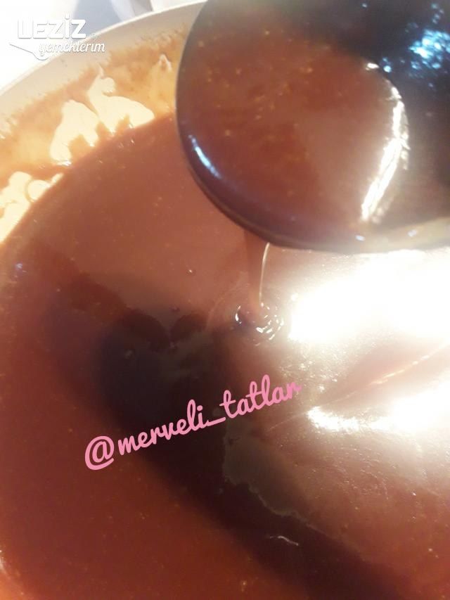 Karamelli Çikolatalı Tart Pasta (Şahane Lezzet)