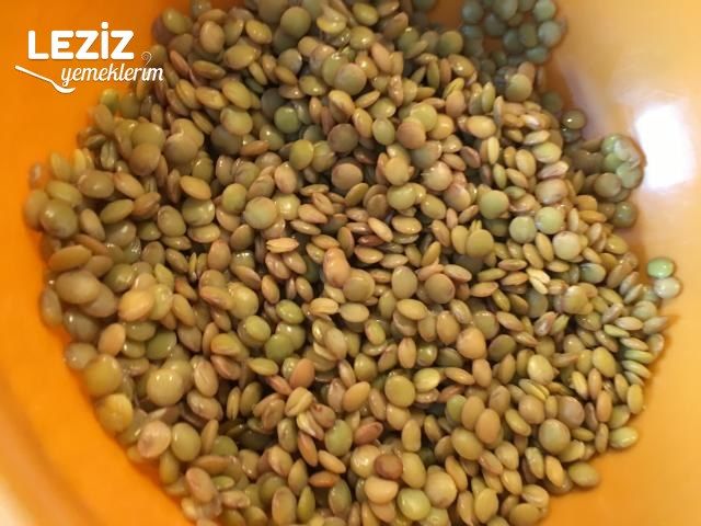 Yeşil Mercimekli Bulgur Pilavı Yapılışı