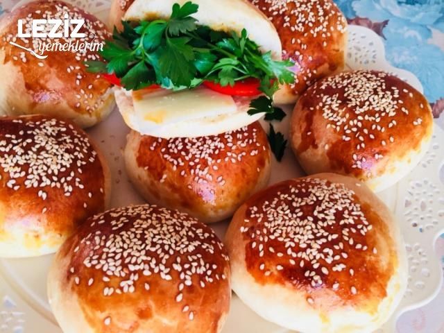 Hamburger Ekmeği (Ev Yapımı) - Leziz Yemeklerim