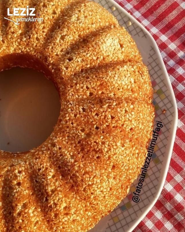 Susam Mantolu Portakal Ve Cevizli Kek Leziz Yemeklerim