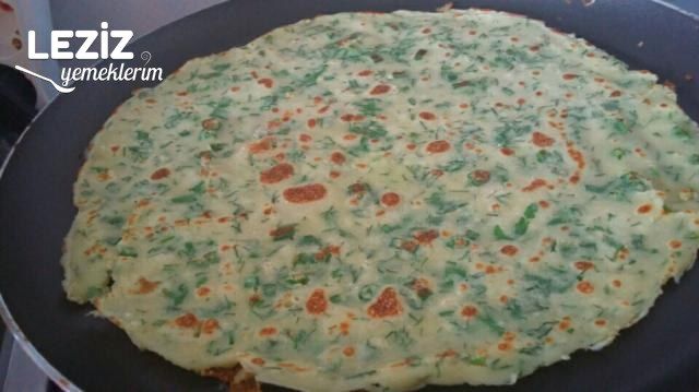 Sebzeli Peynirli Krep Pasta