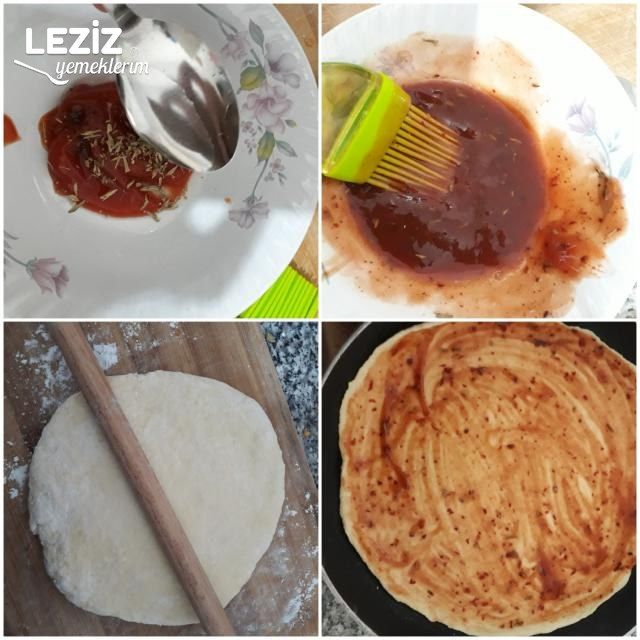 10 Dk Tava Pizzası (Mayalama Yok, Lezzeti Çok)
