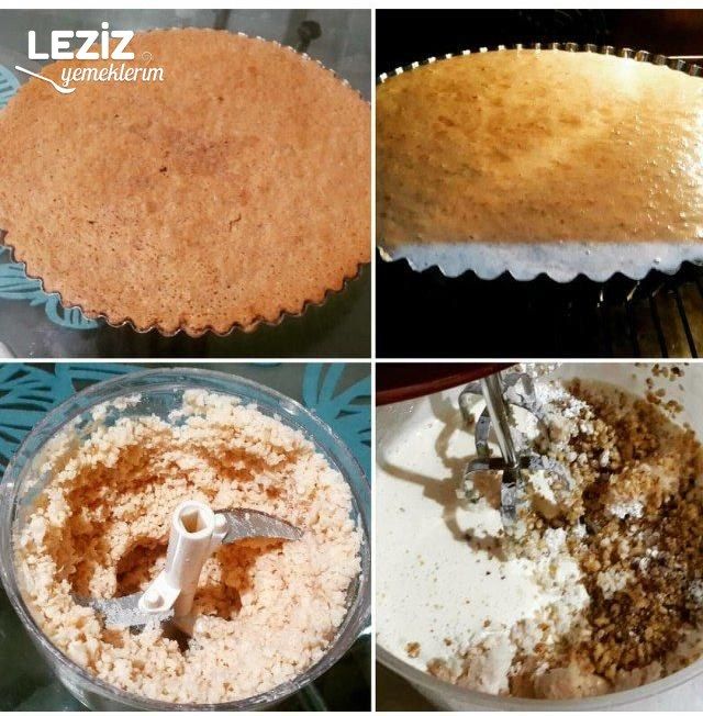 Kestane Tadında Yağsız Unsuz Kuru Fasülyeli Kek