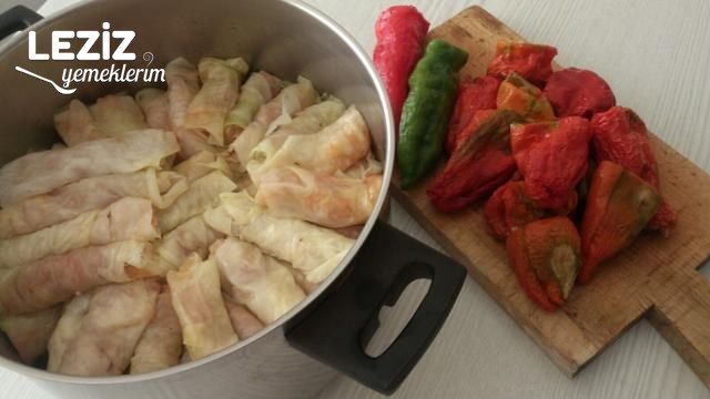 Nar Ekşili Lahana Sarması, Kuru Biber Dolması