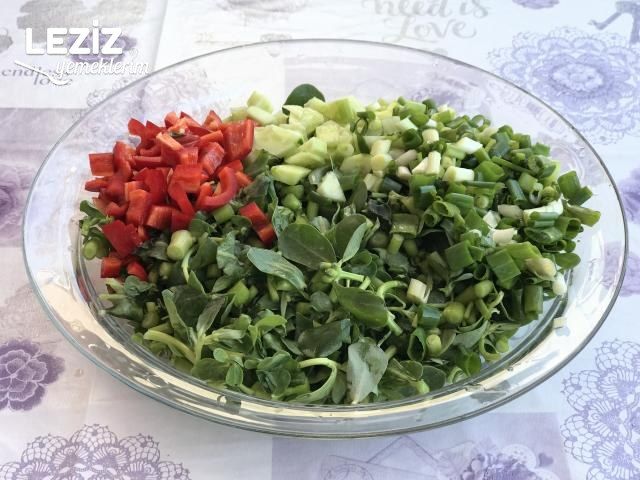 Semizotu Salatası