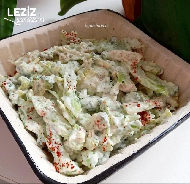 2 Dakika Da Hazır Yoğurtlu Brokoli Salatası