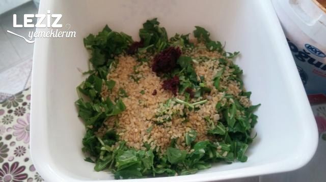 Kuş Ekmeği Otu İle Bulgur Pilavı