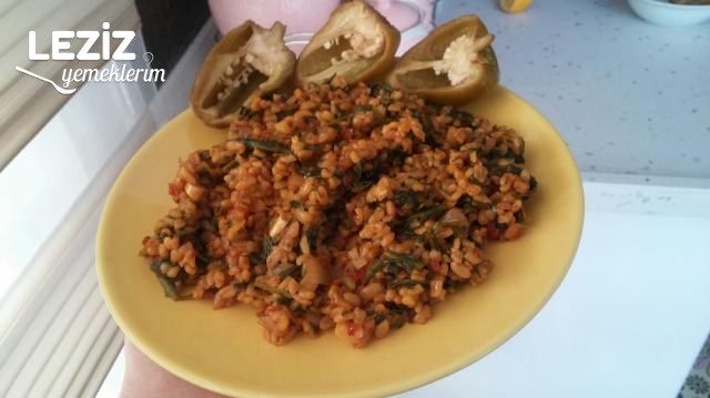 Kuş Ekmeği Otu İle Bulgur Pilavı